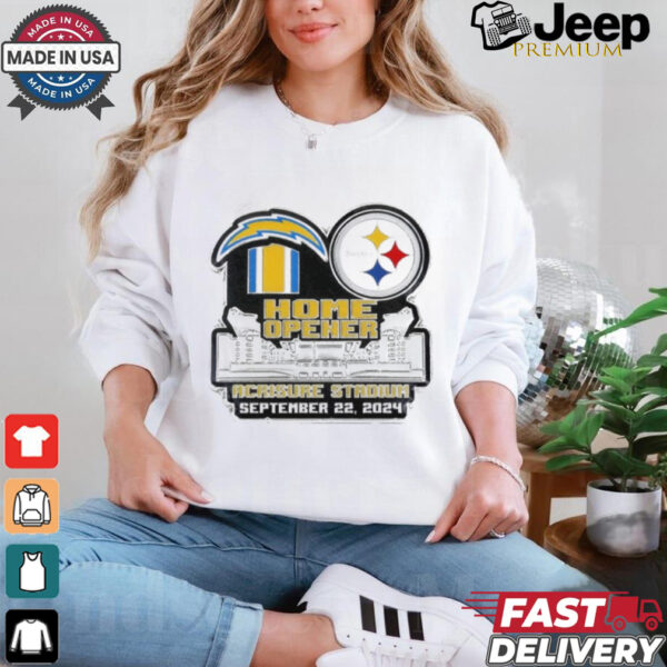 Official Pittsburgh Steelers Vs Los Angeles Chargers Gameday 2024 Home Opener September 22 Shirt