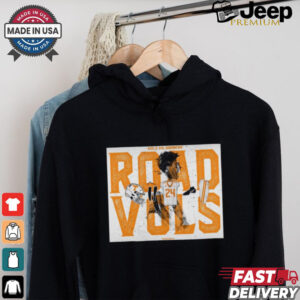 Official Poster Tennessee Vols Vs Oklahoma Sooners Road Vols Chad Fields t shirt