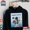 Official Poster The Monday Night Football Seattle Seahawks White On White At Detroit Lions t shirt