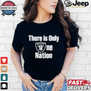 Official Raiders There Is Only One Nation Shirt