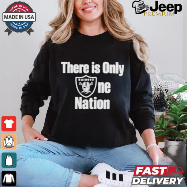 Official Raiders There Is Only One Nation Shirt