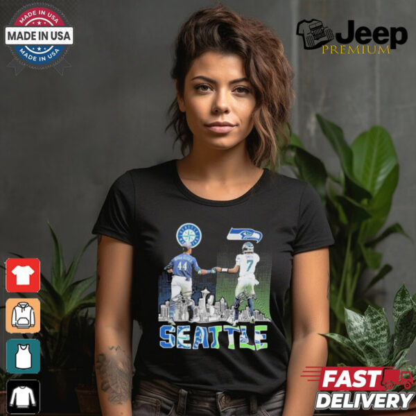 Official Seattle Mariners x Seattle Seahawks Signature Unisex T Shirt