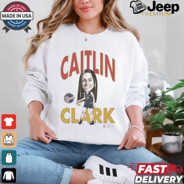 Official WNBA Indiana Fever 22 Caitlin Clark Cartoon Unisex T Shirt