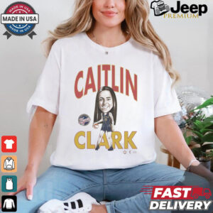 Official WNBA Indiana Fever 22 Caitlin Clark Cartoon Unisex T Shirt