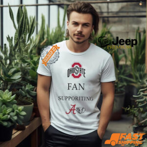 Ohio State Buckeyes Fan Supporting Alabama Crimson Tide Football T shirts