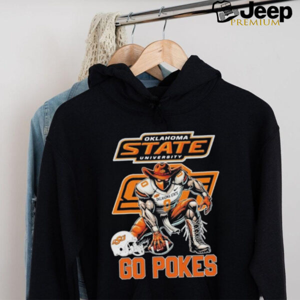 Oklahoma State Cowboys Football Go Pokes Mascot Shirt