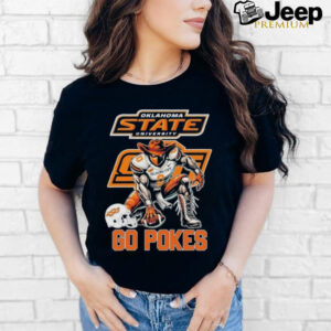 Oklahoma State Cowboys Football Go Pokes Mascot Shirt