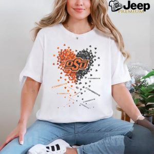 Oklahoma State Cowboys Heart Shirt