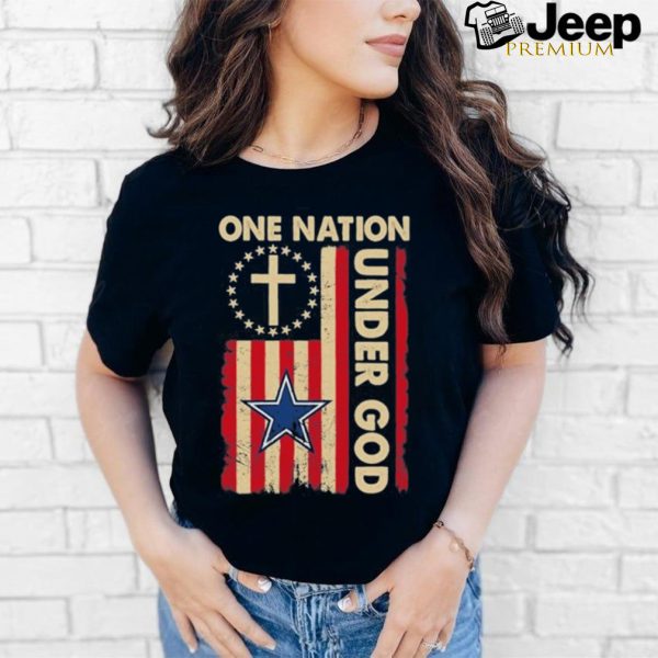 One Nation Under God Cowboy Logo Shirt