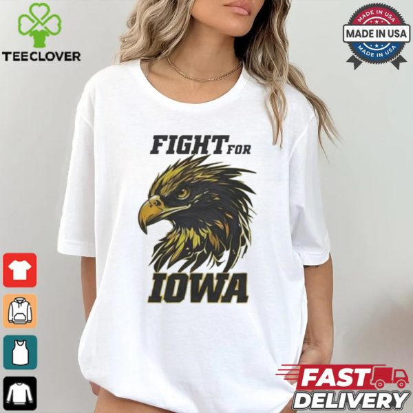 Original Iowa hawkeyes 2024 fight for iowa mascot shirt