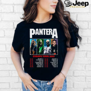 Pantera Europe Tour 2025 shirt