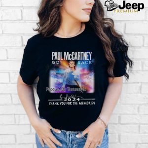 Paul Mccartey Got Back 2024 Thank You For The Memories T Shirt