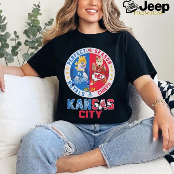 Perfect Season Royals And Chiefs Kansas City Sports Teams Shirt