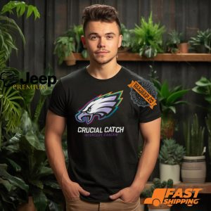 Philadelphia Eagles Nike Black 2024 NFL Crucial Catch T Shirt