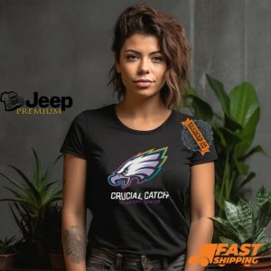 Philadelphia Eagles Nike Black 2024 NFL Crucial Catch T Shirt