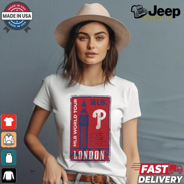 Philadelphia Phillies Baseball MLB World Tour London 2024 shirt