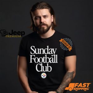 Pittsburgh Steelers Sunday Football Club Heavyweight T Shirt