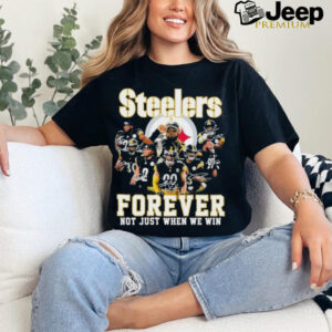 Pittsburgh Steelers Team 2024 Forever Not Just When We Win Signatures Shirt