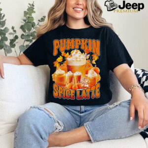 Pumpkin spice latte retro vintage shirt