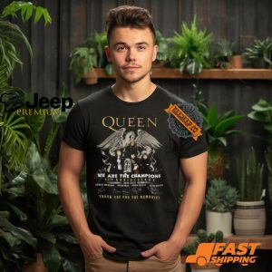 Queen We Are The Champions 55th Anniversary 1970 2025 Thank You For The Memories T Shirt