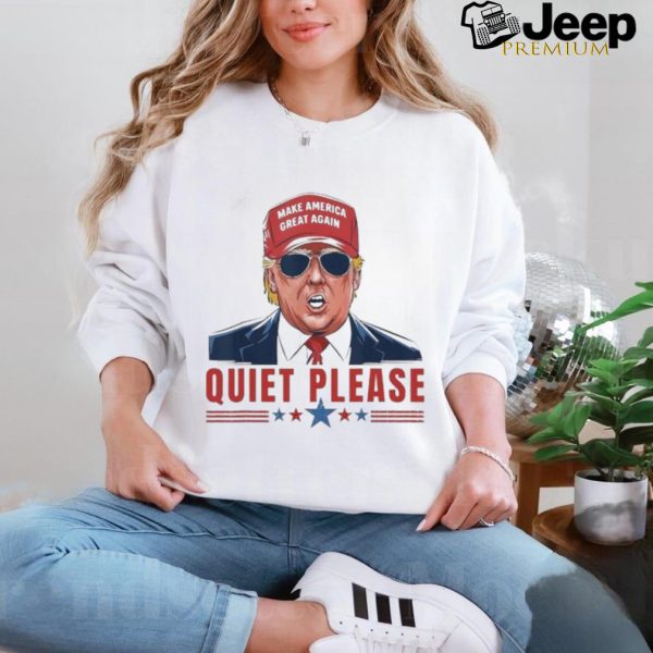 Quiet Please Trump Presidential Debate T Shirt