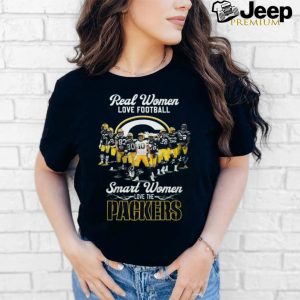 Real women love football smart women love the Packers shirt