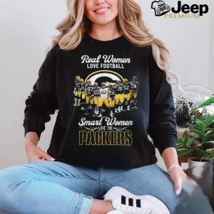 Real women love football smart women love the Packers shirt