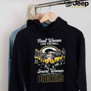 Real women love football smart women love the Packers shirt