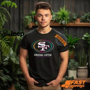 San Francisco 49ers Nike Black 2024 NFL Crucial Catch T Shirt