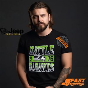 Seattle Seahawks New Era College Navy City Team T Shirt