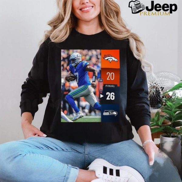 Seattle Seahawks wins 37 20 Denver Broncos 2024 NFL Game final score shirt