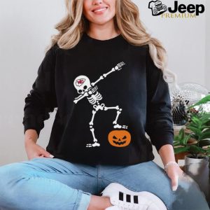 Skeleton Dabbing Kansas City Chiefs Halloween 2024 Shirt