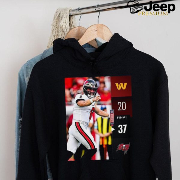 Tampa Bay Buccaneers wins 37 20 Washington Commanders 2024 NFL Game final score shirt