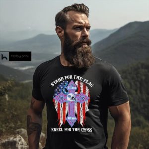 Tennessee Titans Stand For The Flag Kneel For The Cross 2024 T shirt