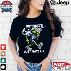 The Grinch X Dallas Cowboys Nike Just Hate Us Christmas Shirt