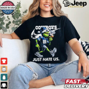 The Grinch X Dallas Cowboys Nike Just Hate Us Christmas Shirt