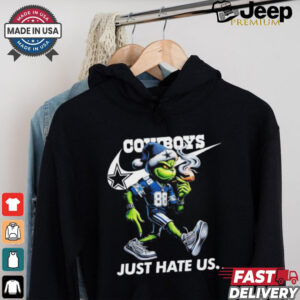 The Grinch X Dallas Cowboys Nike Just Hate Us Christmas Shirt