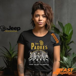 The Padres 55 Years Of 1969 2024 San Diego Padres Thank You For The Memories T Shirt