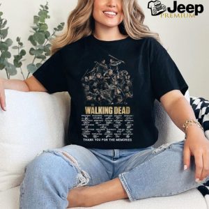 The walking dead thank you for the memories shirt