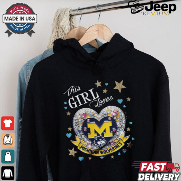 This girl loves Michigan Wolverines shirt