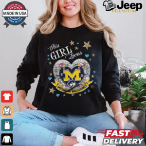 This girl loves Michigan Wolverines shirt