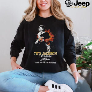 Tito Jackson 1953 2024 Thank You For The Memories T shirt