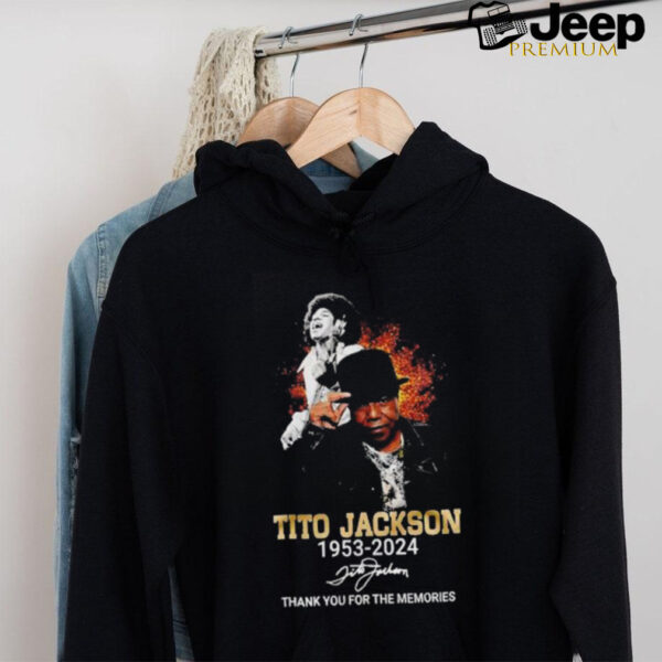 Tito Jackson 1953 2024 Thank You For The Memories T shirt