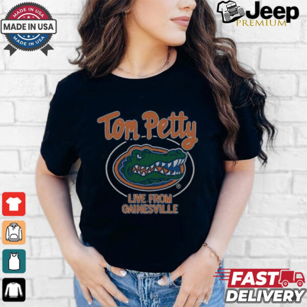 Tom Petty Florida Gators Original Retro Brand Label T Shirt