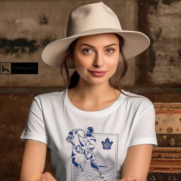 Toronto Maple Leafs Starter Heather Gray Player Grid T Shirt