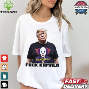 Trump Wearing Kamunism Fuck Kamala Clown shirt