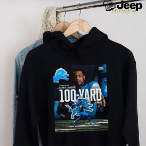 WR Jameson Williams Detroit Lions First Career 100 Yard game shirt