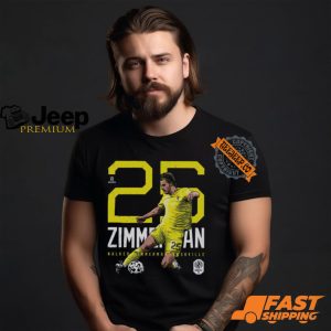 Walker Zimmerman Nashville SC Bold Number Shirt