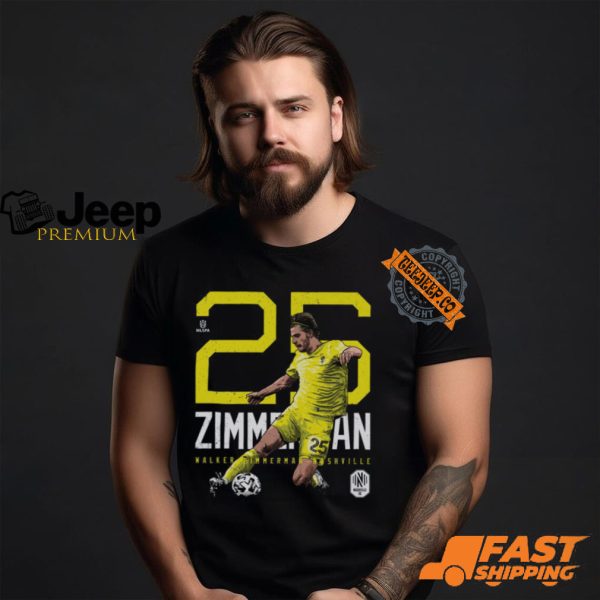 Walker Zimmerman Nashville SC Bold Number Shirt