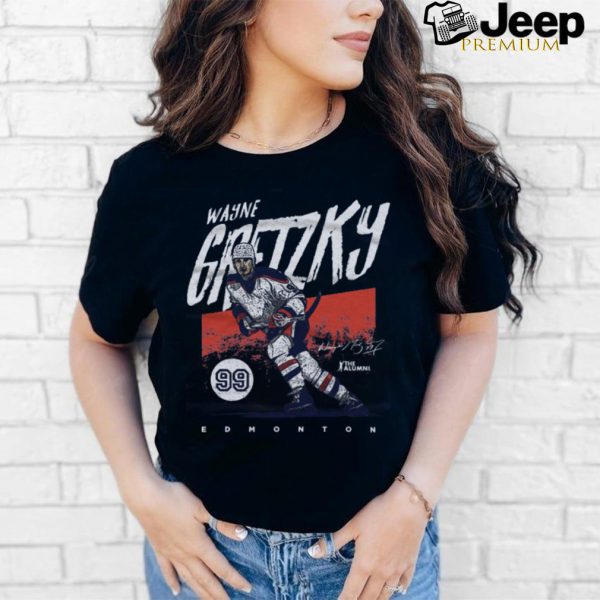 Wayne Gretzky Edmonton Grunge shirt